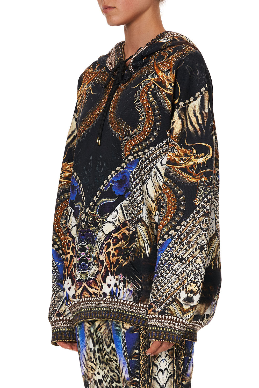 OVERSIZE BOYFRIEND HOODIE DRAGON LADY