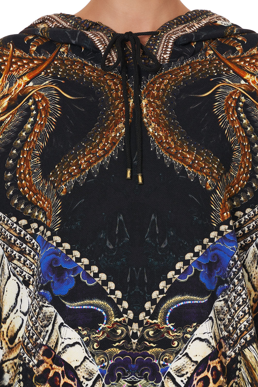 OVERSIZE BOYFRIEND HOODIE DRAGON LADY