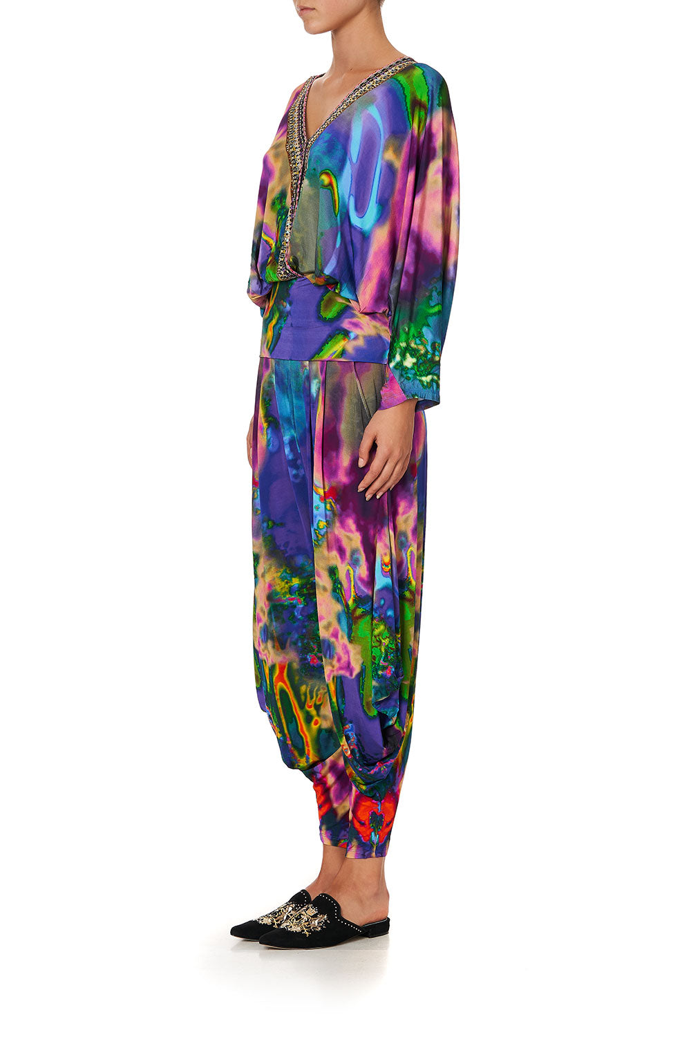 DOLMAN SLEEVE JERSEY TOP ACID ABBEY