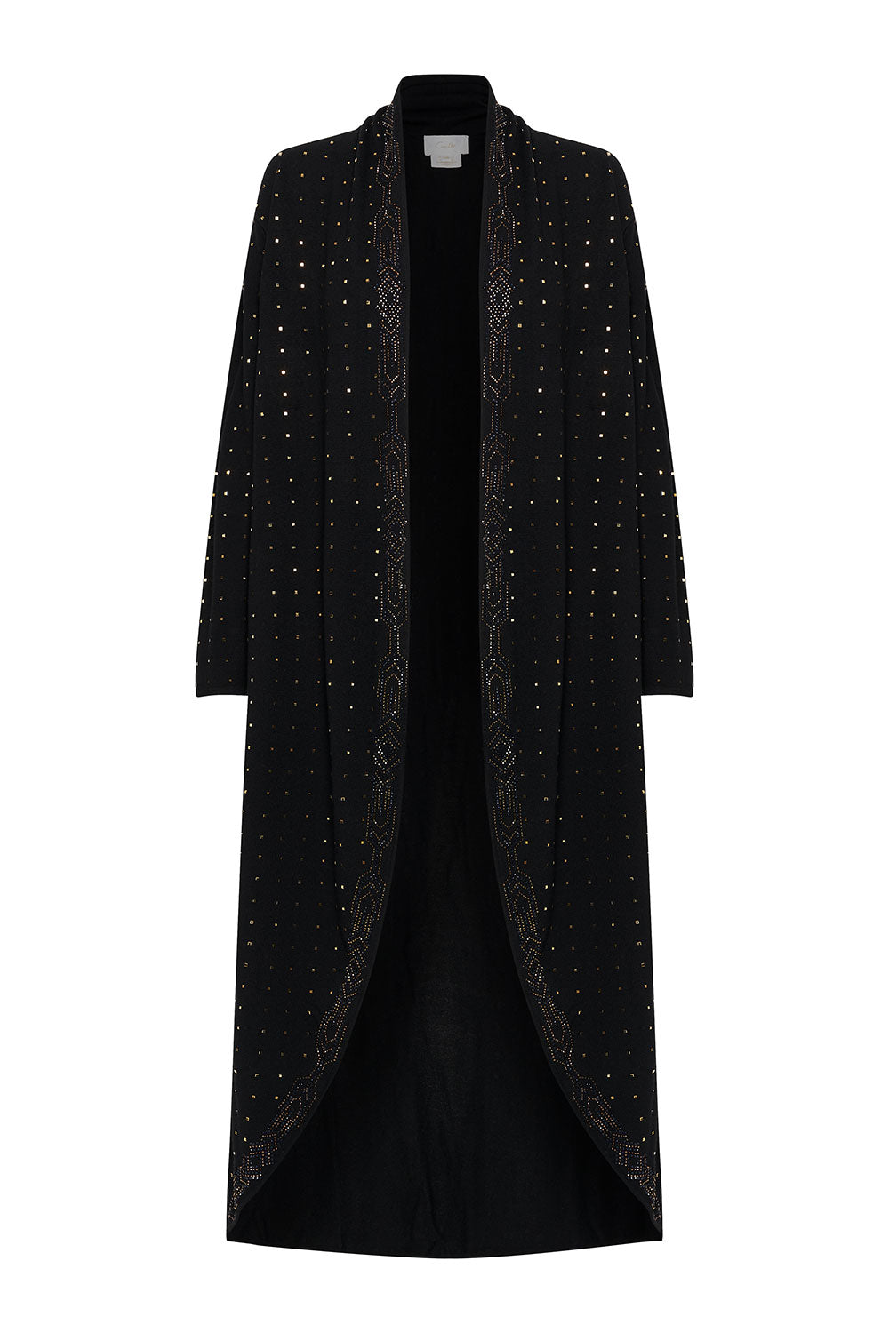 LONG KNITTED CASUAL CARDIGAN GOTHIC GODDESS