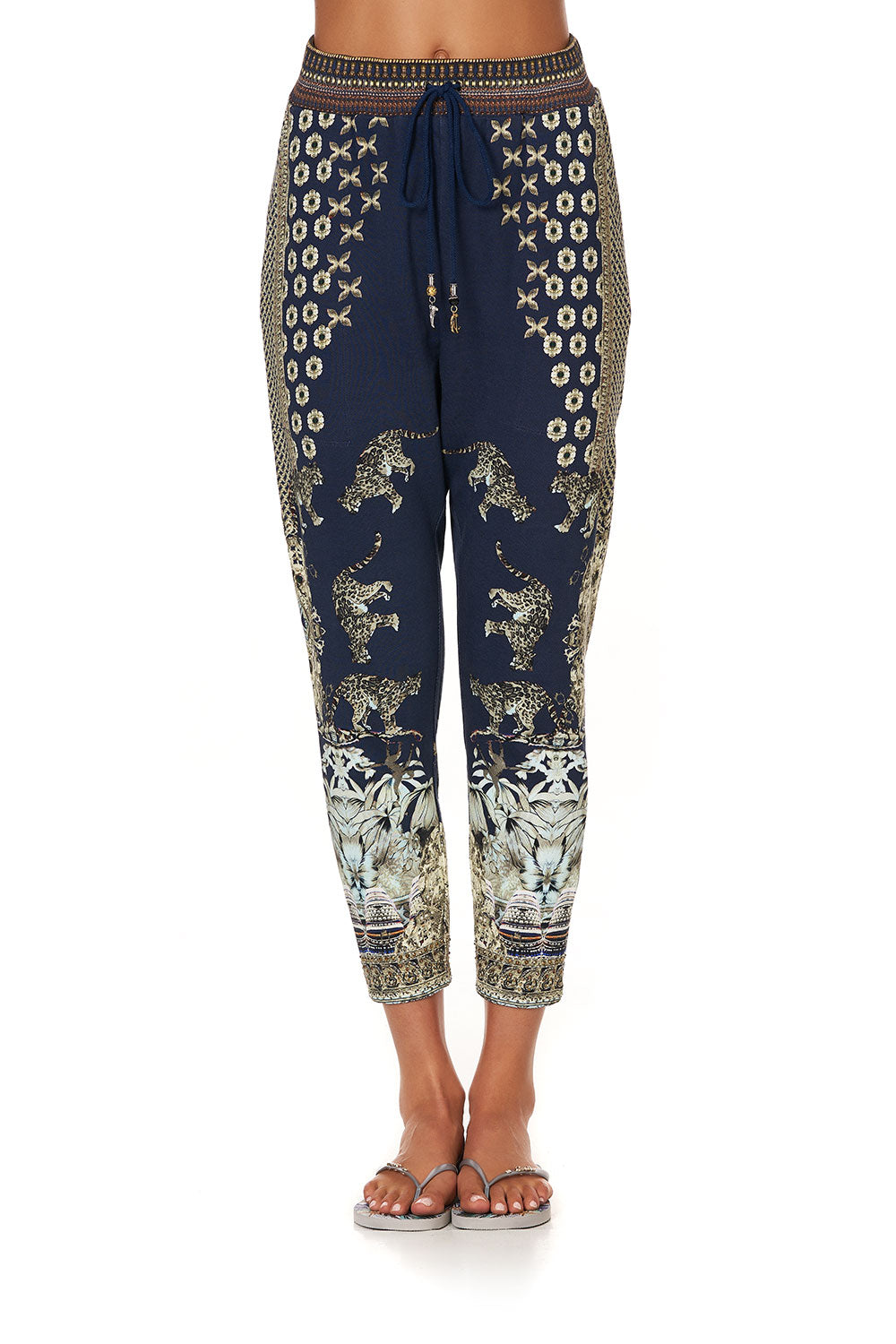 RIB WAIST RELAXED PANT A LITTLE PAST TWILIGHT