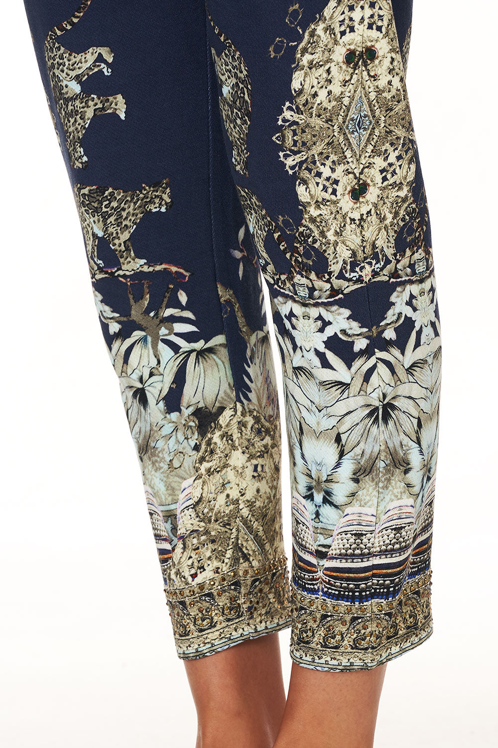 RIB WAIST RELAXED PANT A LITTLE PAST TWILIGHT