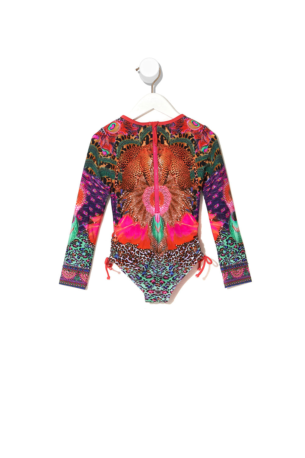 KIDS RUCHED SIDE PADDLESUIT 4-10 XANADU RISING