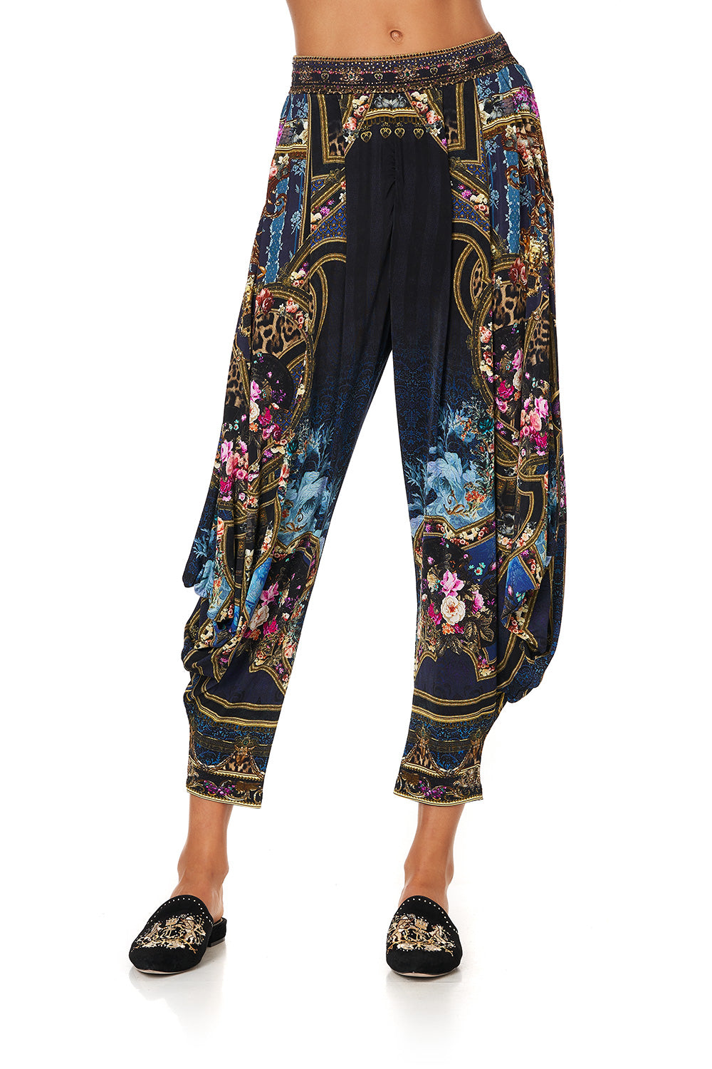 JERSEY DRAPE PANT WITH POCKET FIELDS OF TREASURE