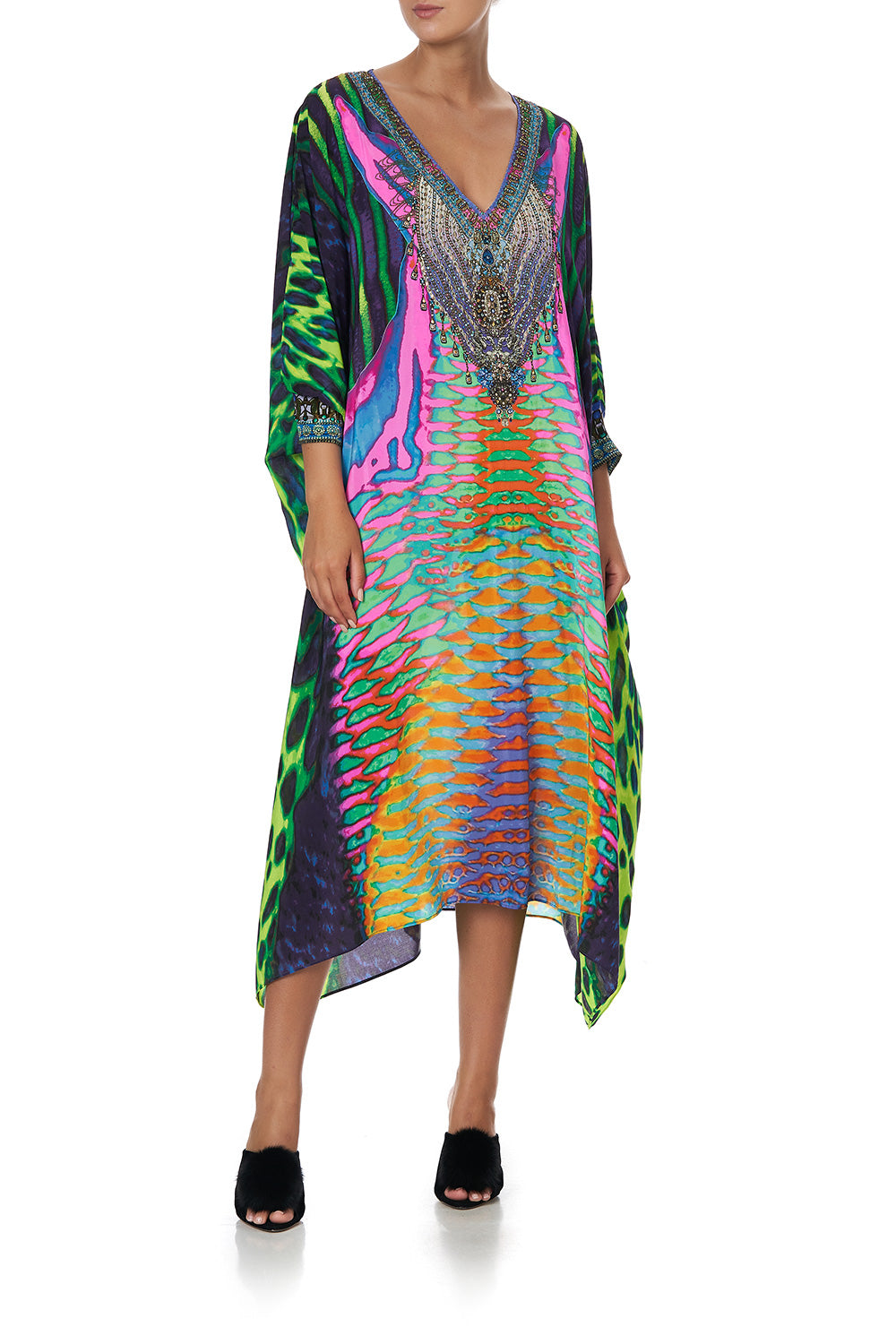 MIDI KAFTAN WITH CUFF POSEIDONS POISON