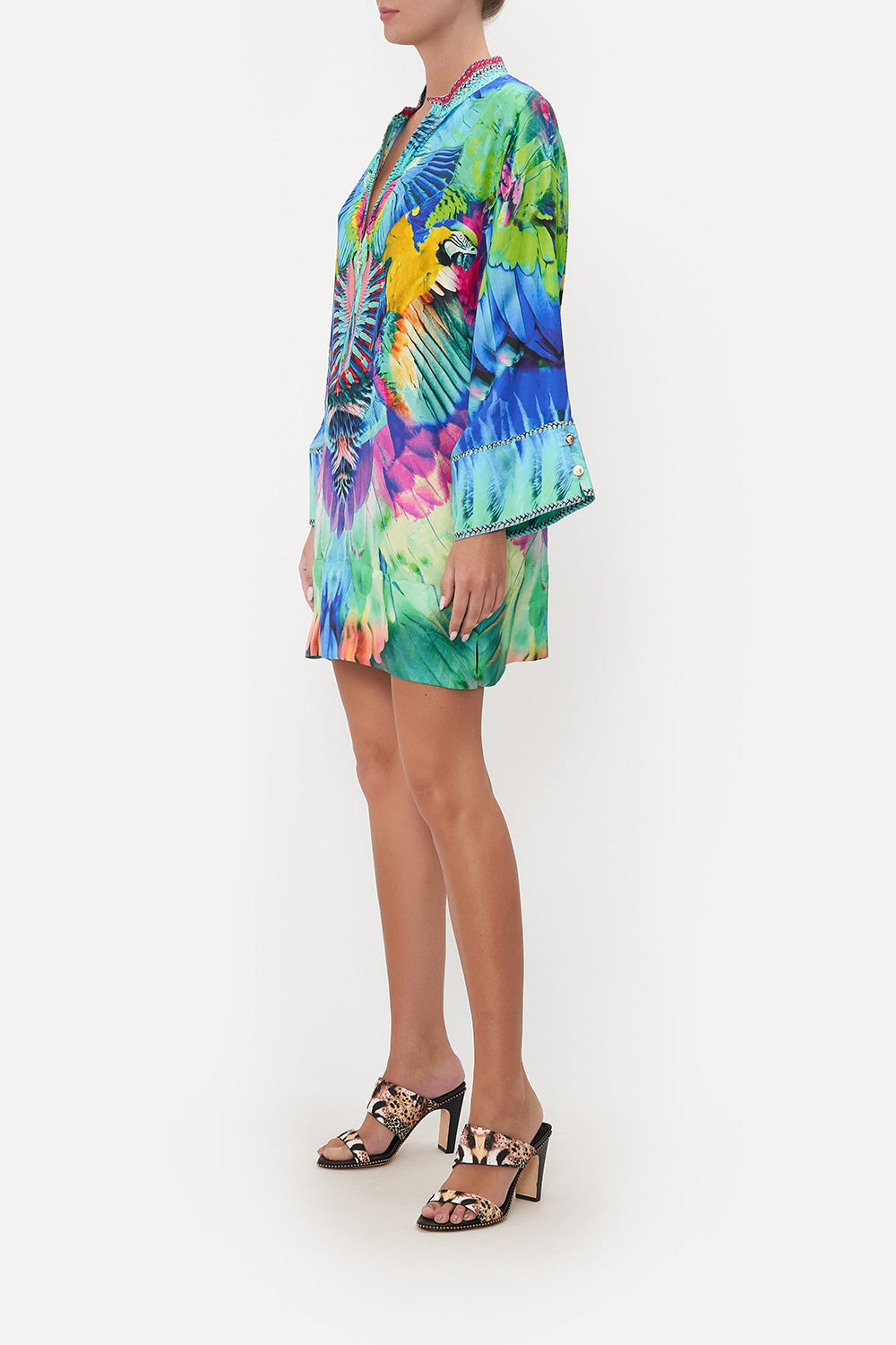 ZIP FRONT SHIRT DRESS AGE OF ASTERIA