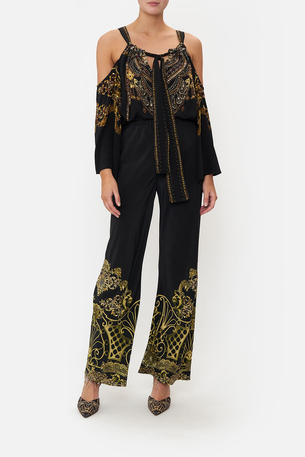 DROP SHOULDER FLARED TOP SHADOWS OF ARMADA