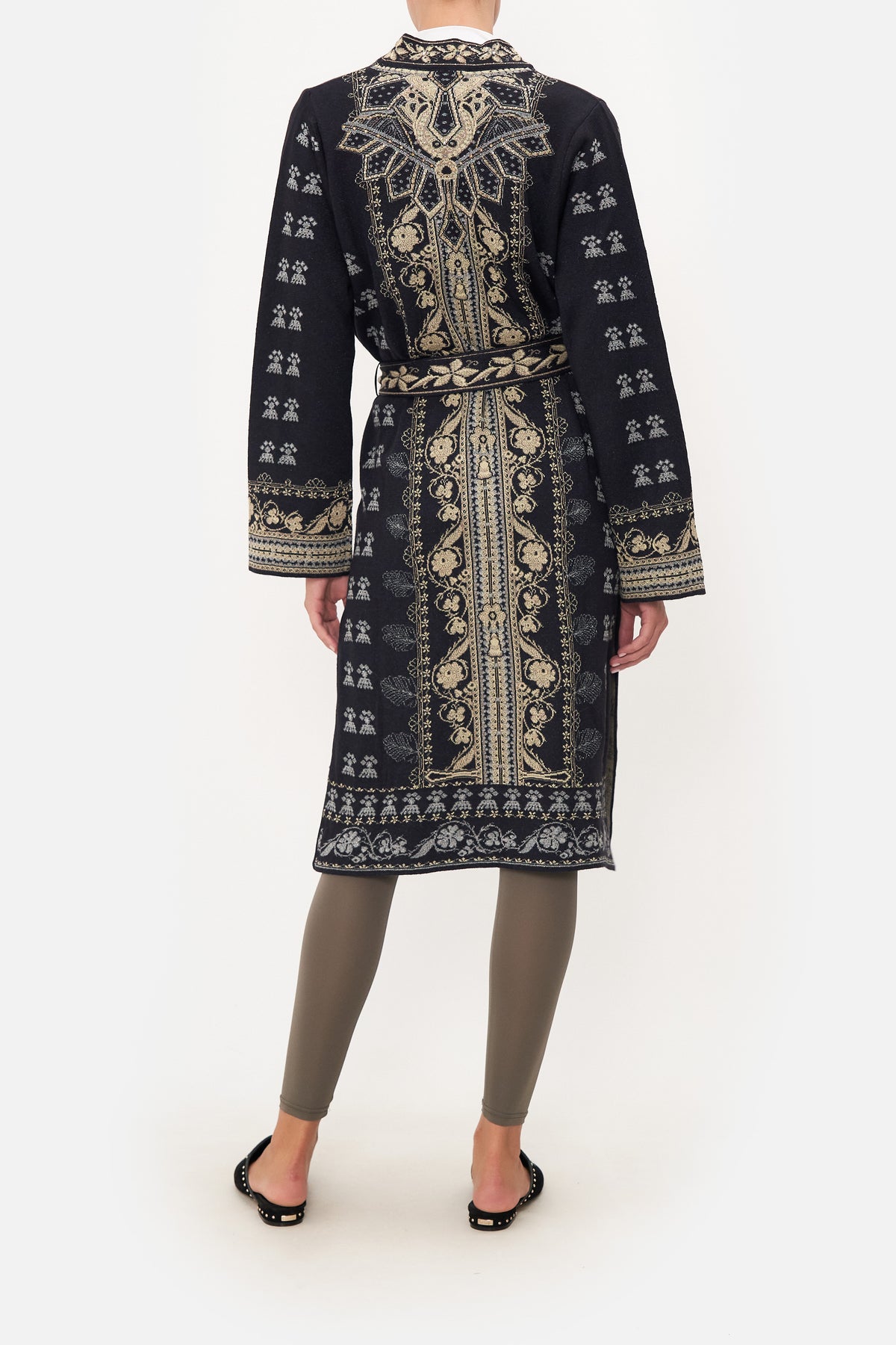 LONG CARDIGAN WITH BELT ITS ALL OVER TORERO