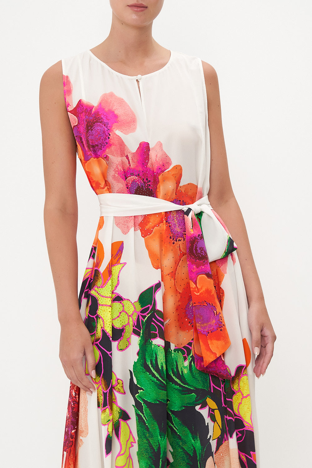 FLARED JUMPSUIT PRETTY AS A POPPY