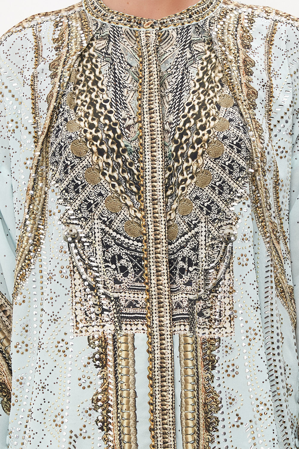 SHIRT WITH SIDE BUTTONS LUXE ESPIRITU