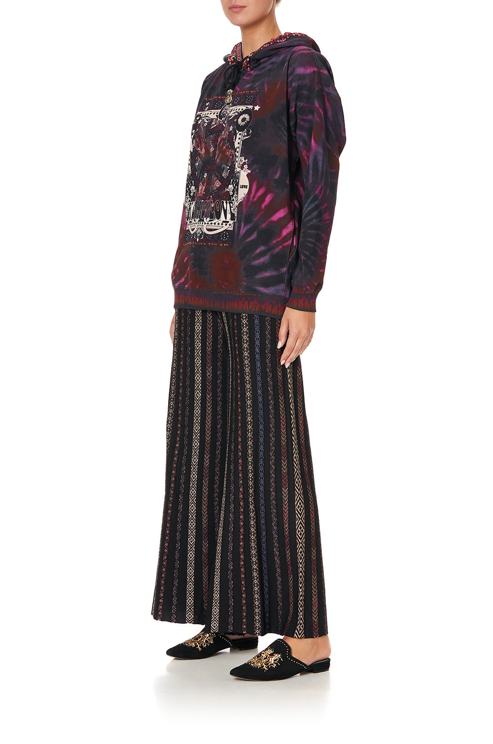 HOODIE WITH POCKETS SWINGING SIXTIES