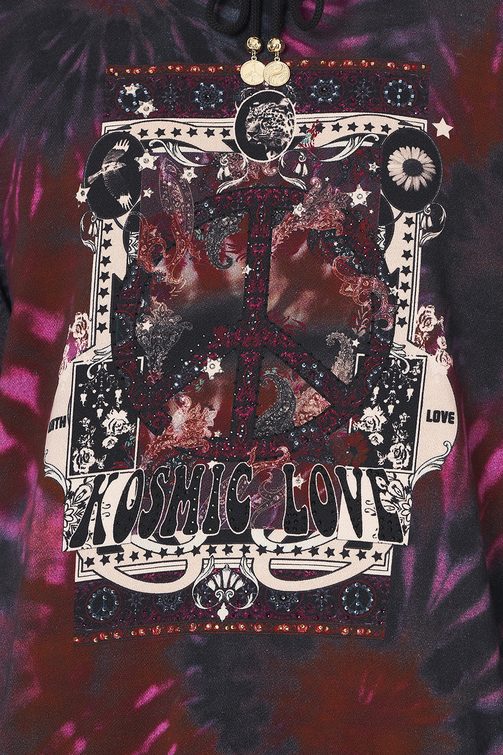 HOODIE WITH POCKETS SWINGING SIXTIES