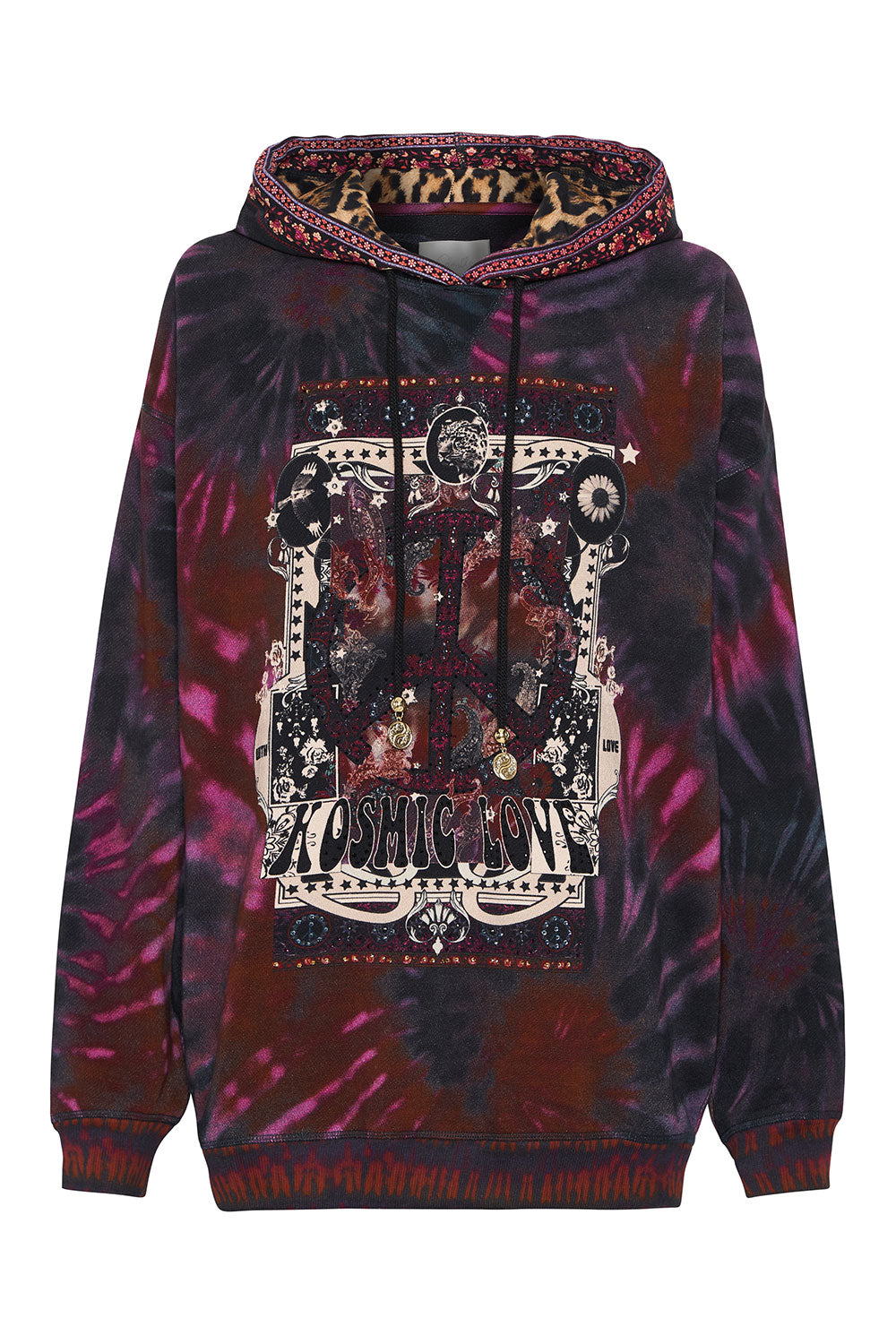 HOODIE WITH POCKETS SWINGING SIXTIES