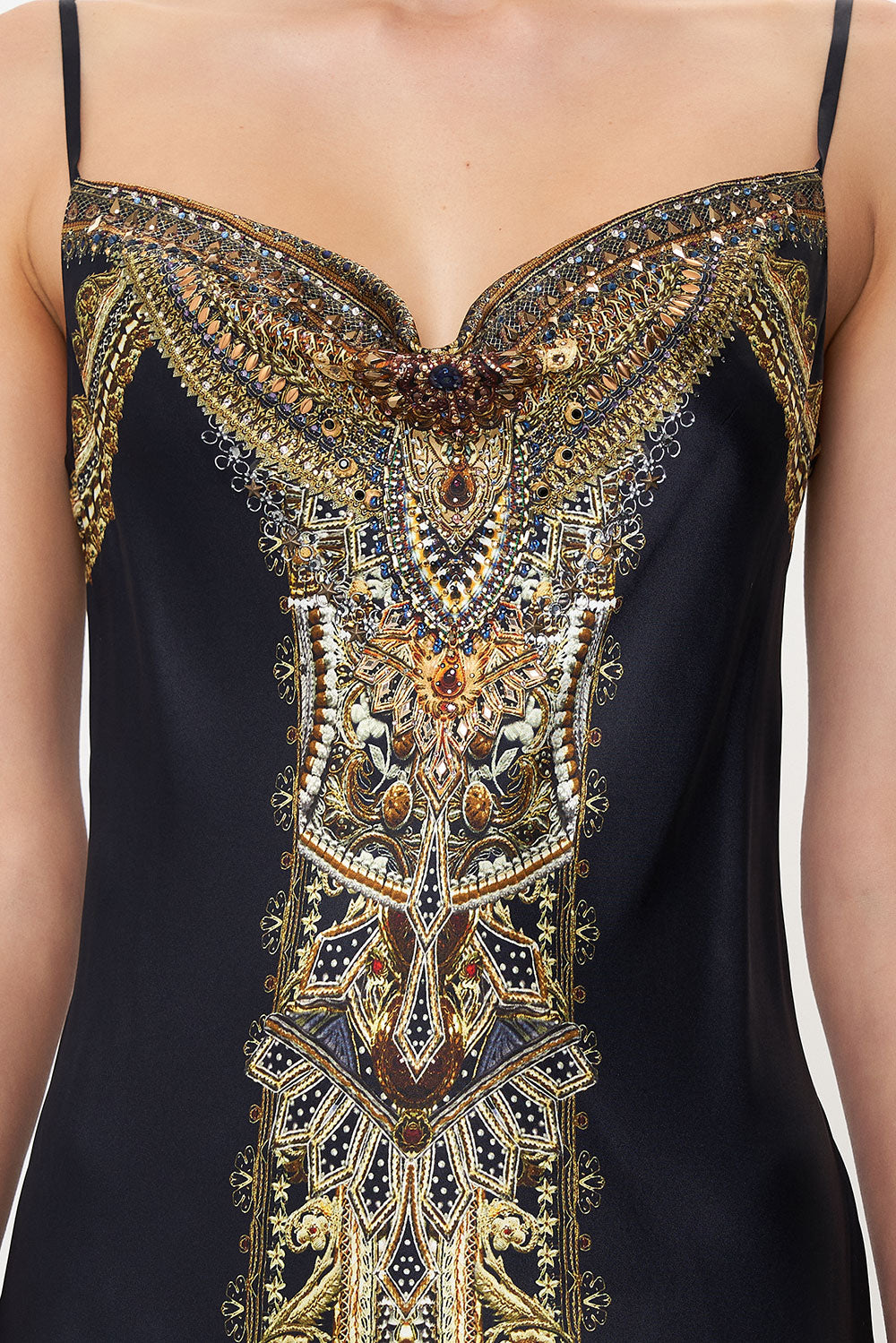 SHORT BIAS SLIP ITS ALL OVER TORERO