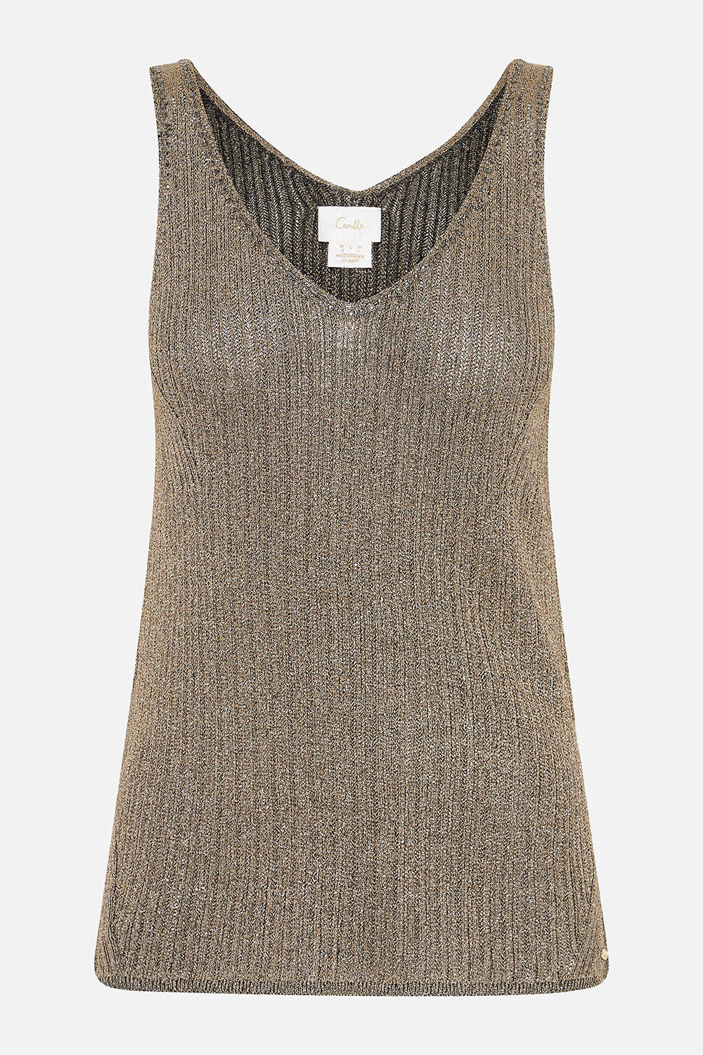 KNIT CAMI ITS ALL OVER TORERO