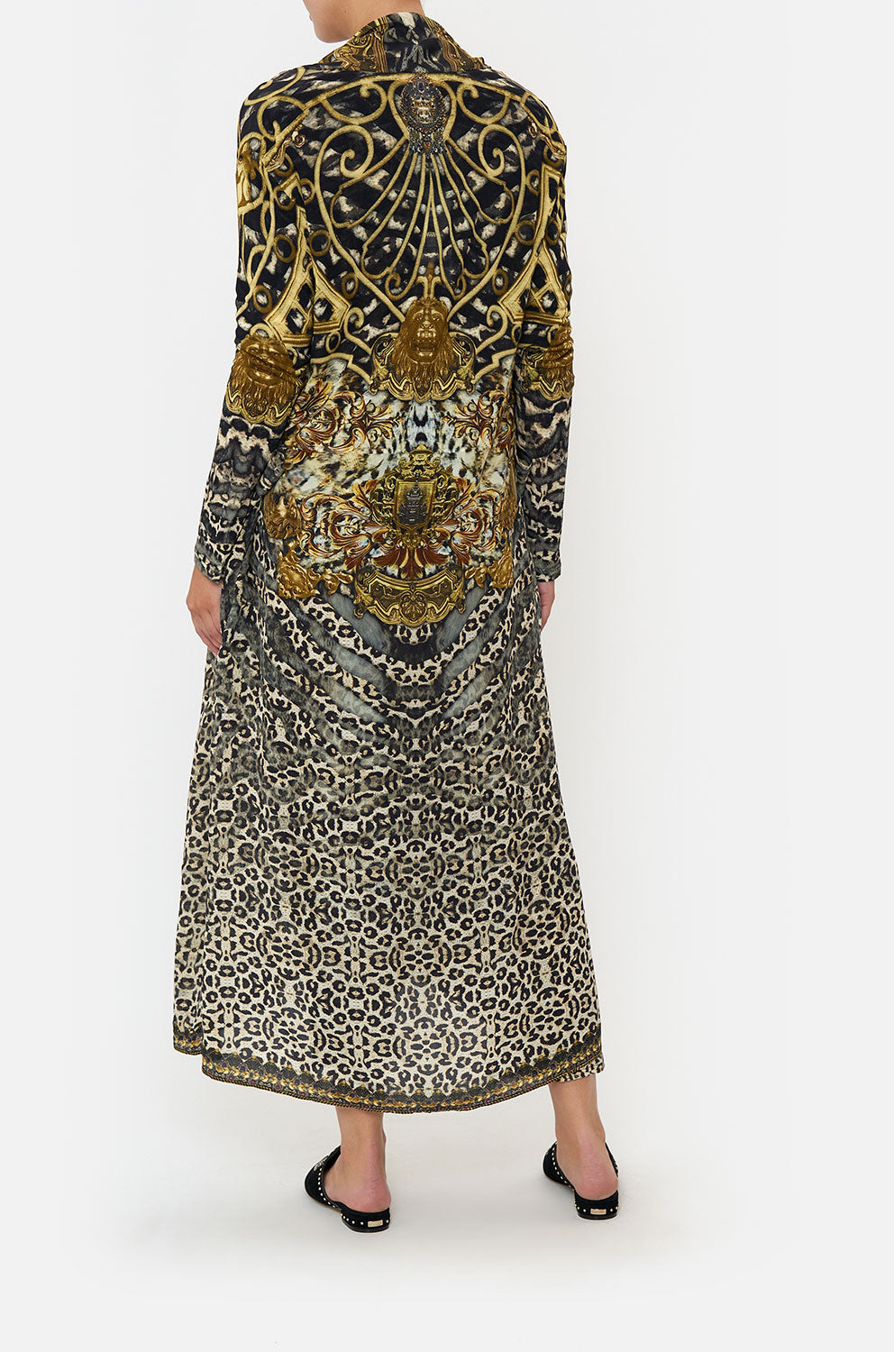 LONG CASUAL JACKET WITH POCKETS ARMADA