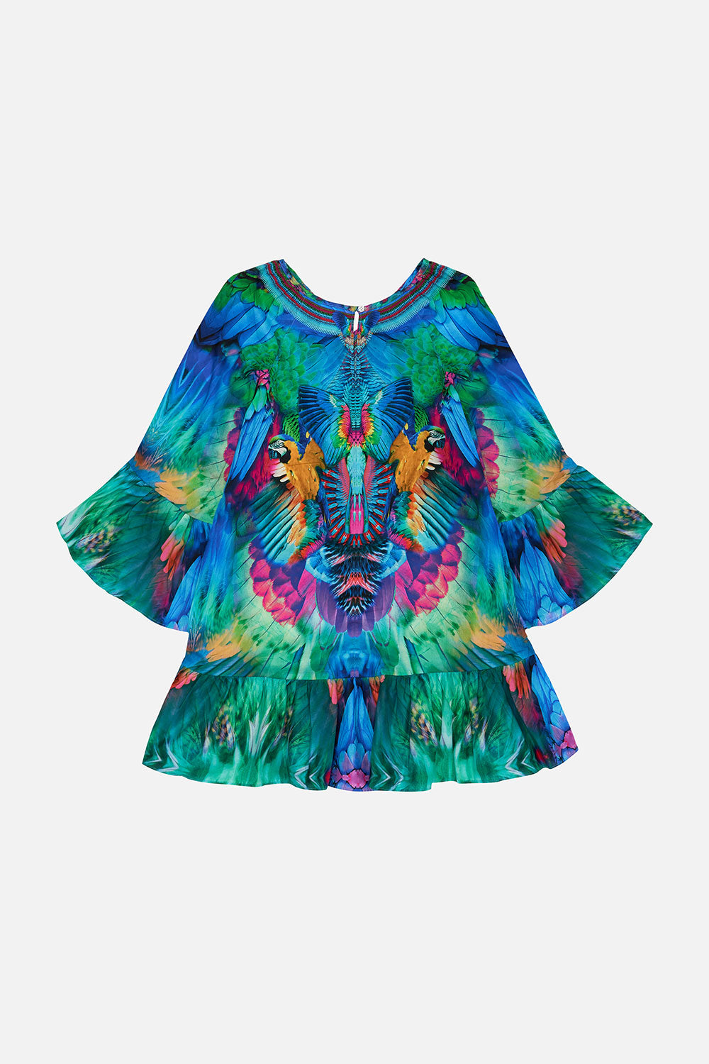 KIDS A-LINE GATHERED DRESS 12-14 AGE OF ASTERIA