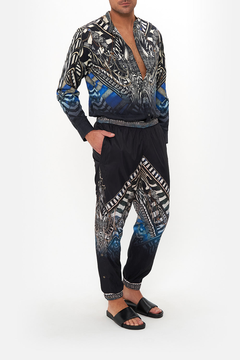 SIDE SNAP ADJUSTABLE TRACKPANT KNIGHT OF THE WILD