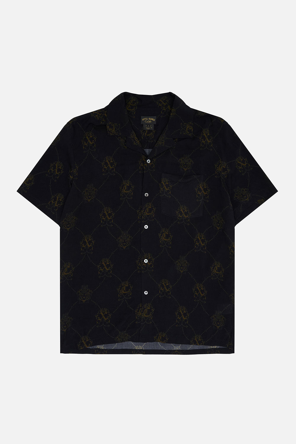SHORT SLEEVE CAMP COLLARED SHIRT SHADOWS OF ARMADA