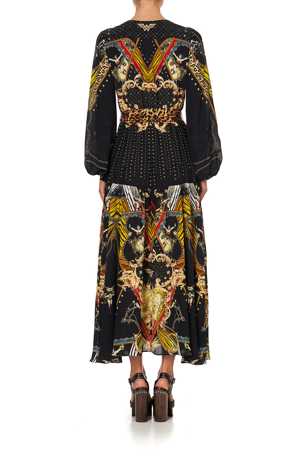 BELTED WRAP DRESS WONDER WOMAN