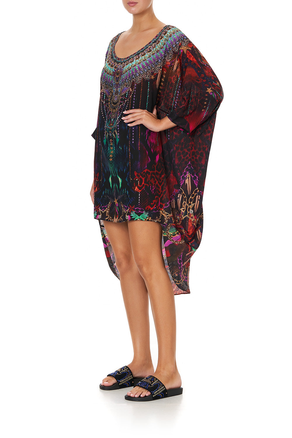 SCOOP BACK HEM DRESS ROCKET WOMAN