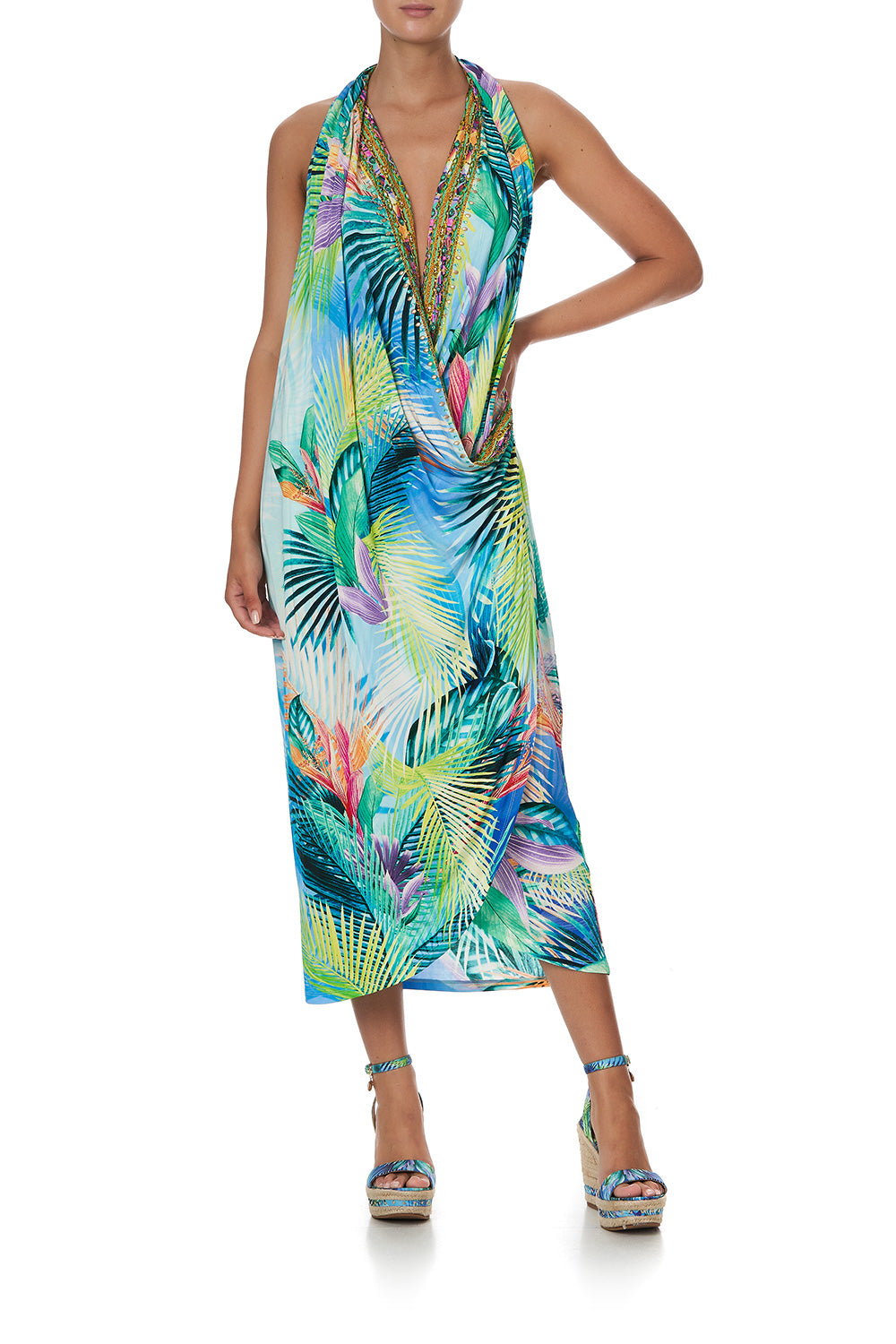 SIDE DRAPED JERSEY DRESS WHATS YOUR VICE