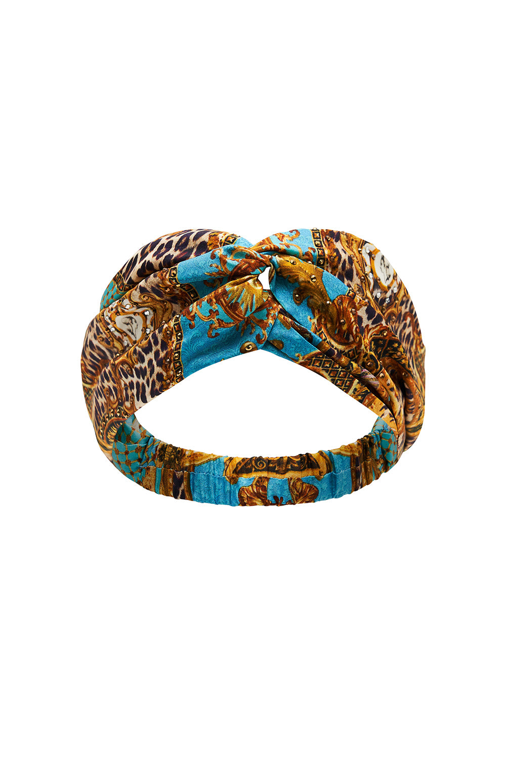 WOVEN TWIST HEADBAND DRIPPING IN DECADENCE