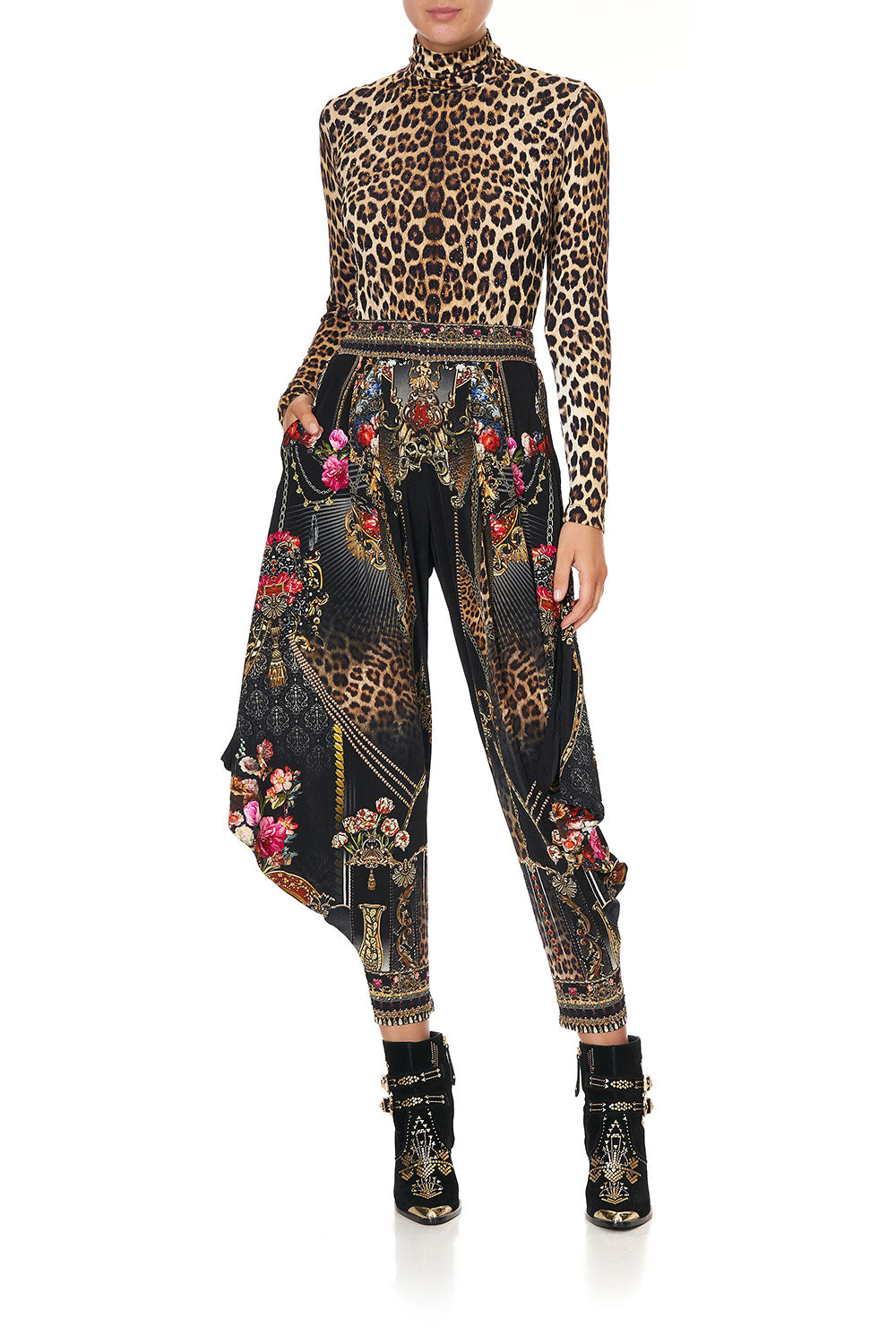 JERSEY DRAPE PANT WITH POCKET GOTHIC GODDESS