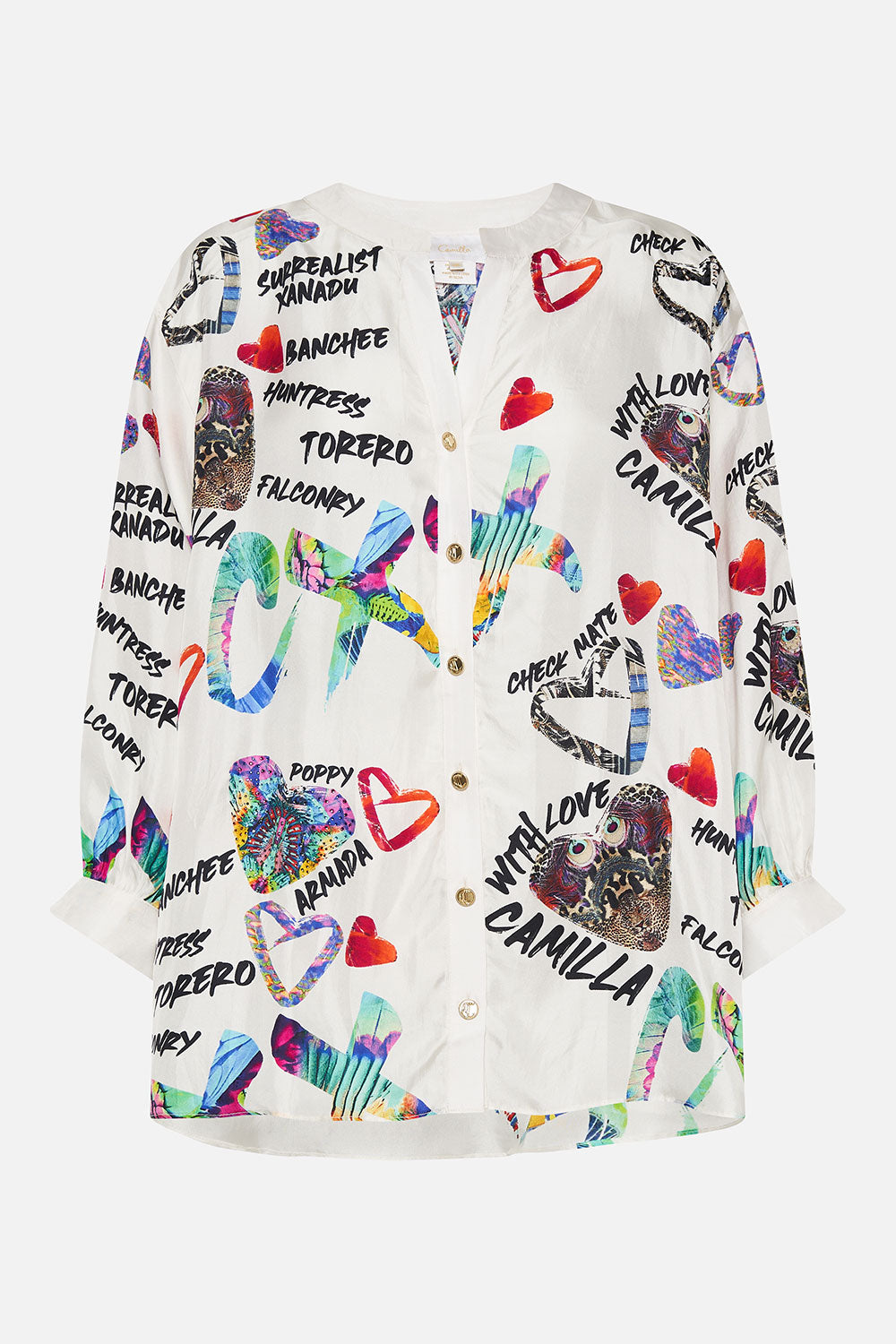 DROPPED SHOULDER BLOUSON SHIRT SHES A WRITE OFF