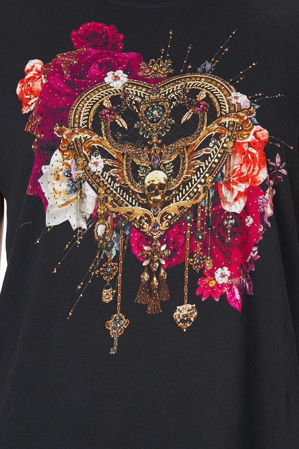 SLIM FIT ROUND NECK T-SHIRT HAMPTON HIVE