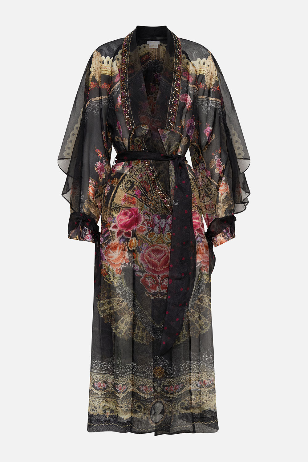 SOFT TRENCH WITH TIES DANCE WITH DUENDE