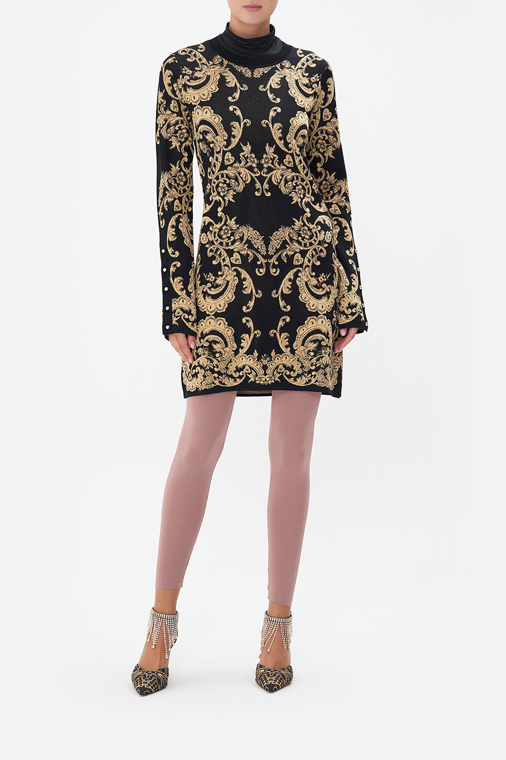 MINI KNIT DRESS DANCE WITH DUENDE