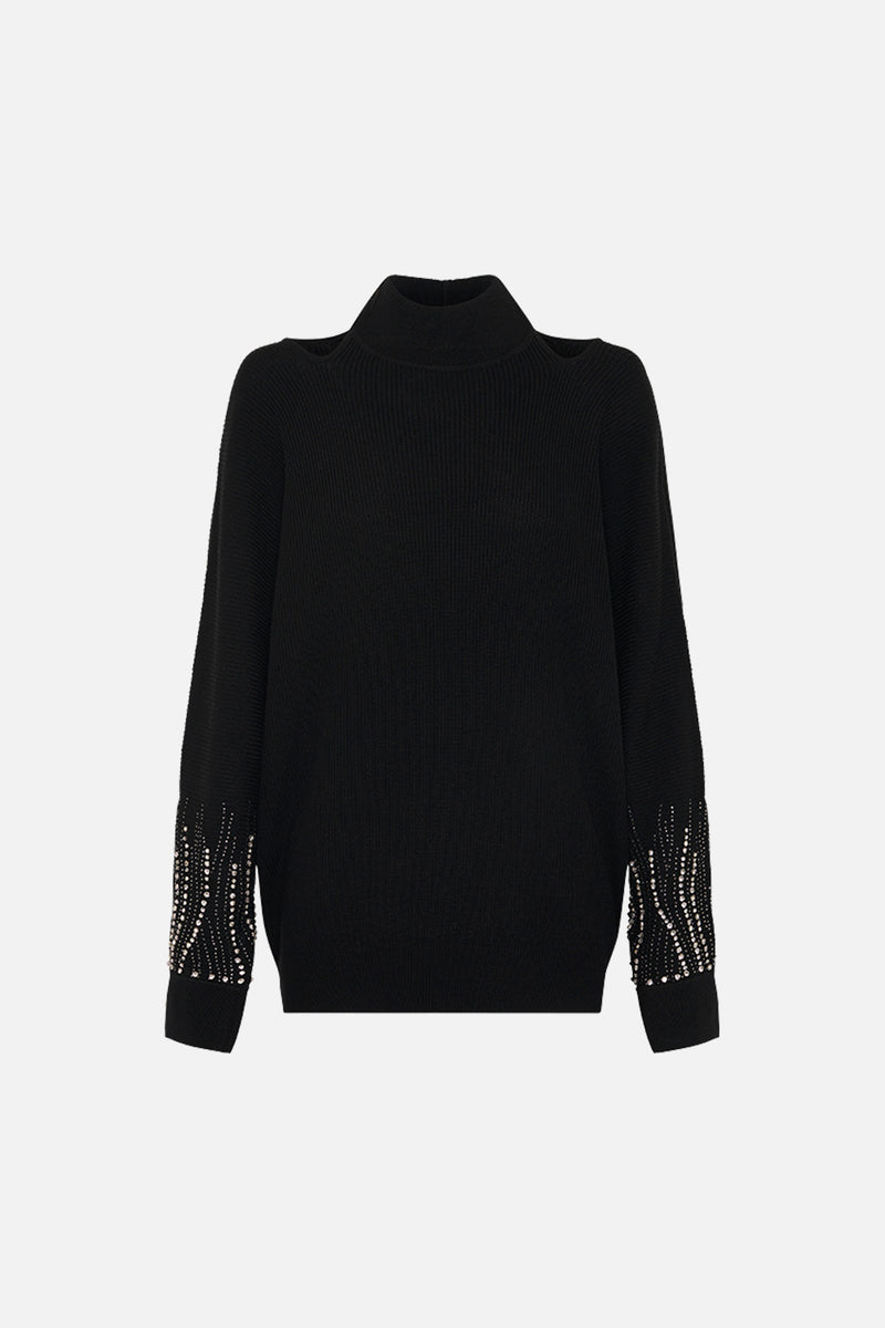 MIDI KNIT CARDIGAN ORDER OF DISORDER