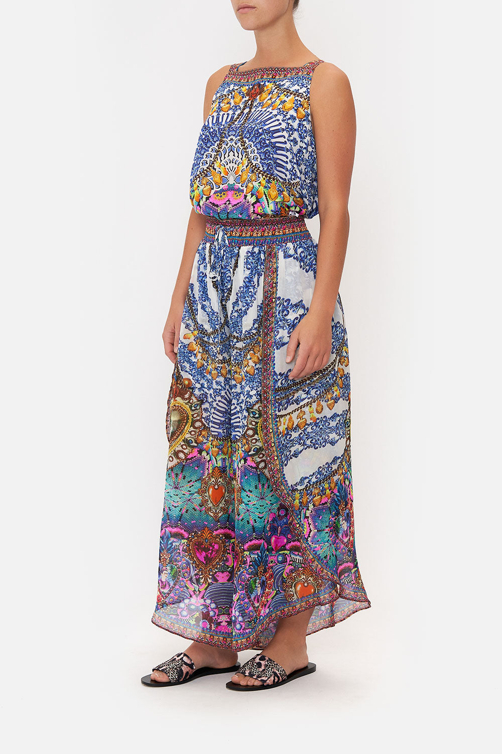 CURVED HEM PANT LUCKY CHARMS