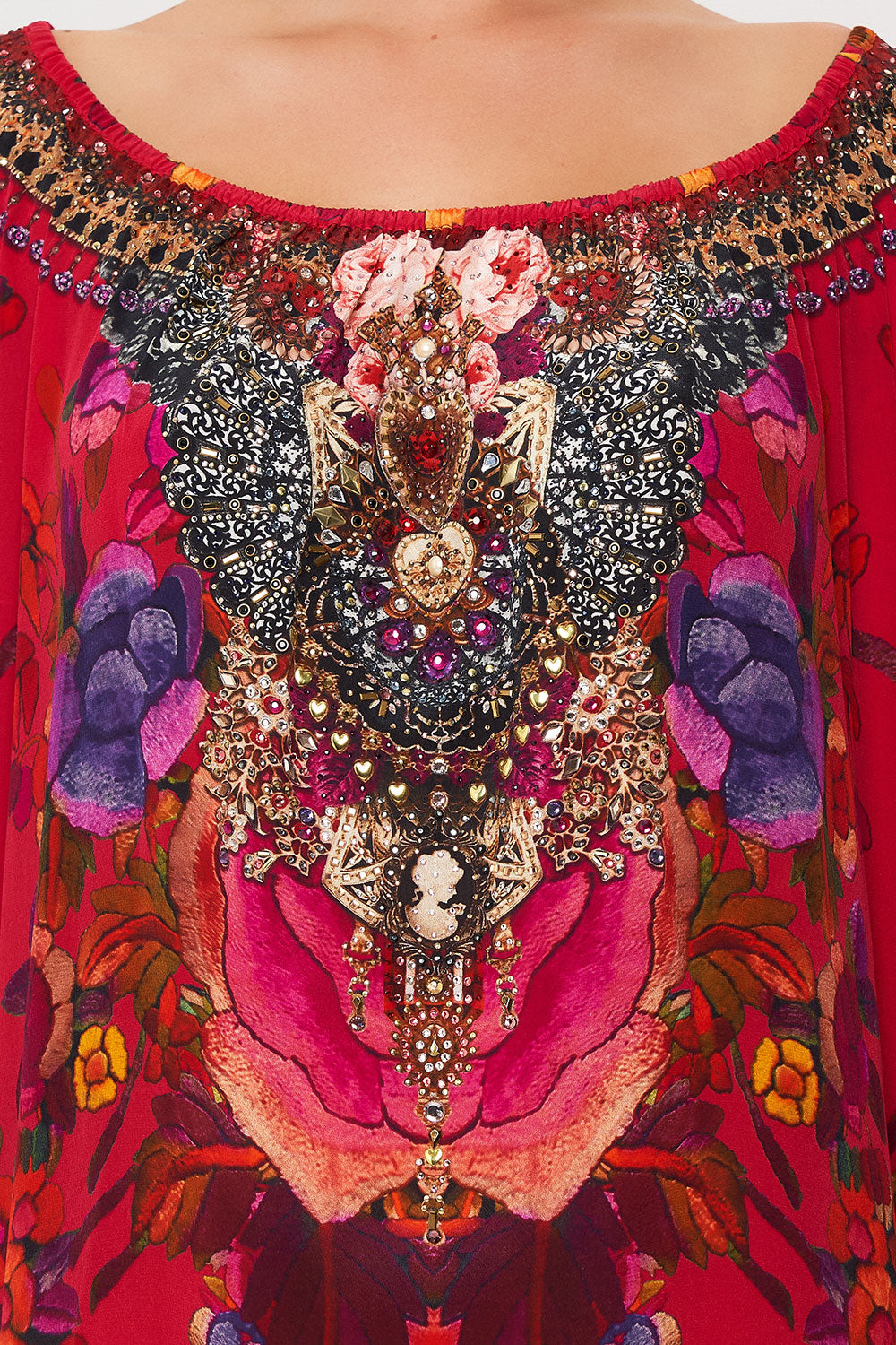 OFF SHOULDER KAFTAN VIEW FROM THE VEIL