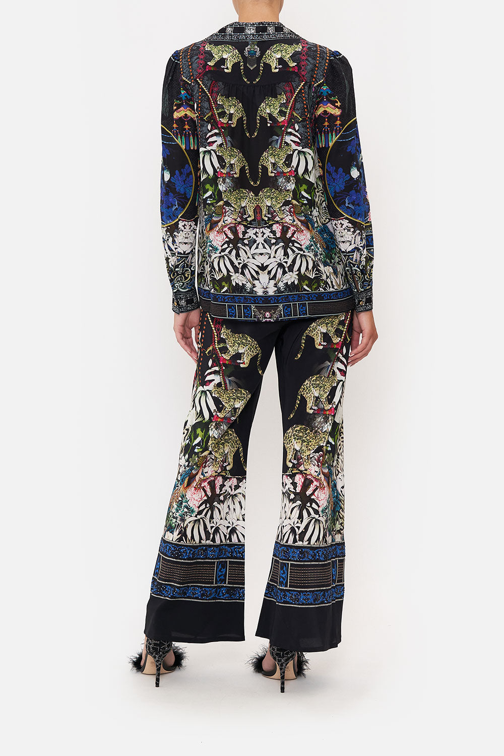 COLLAR SHIRT WITH 1/2 BUTTON FRONT HOLLYWOOD HEIST