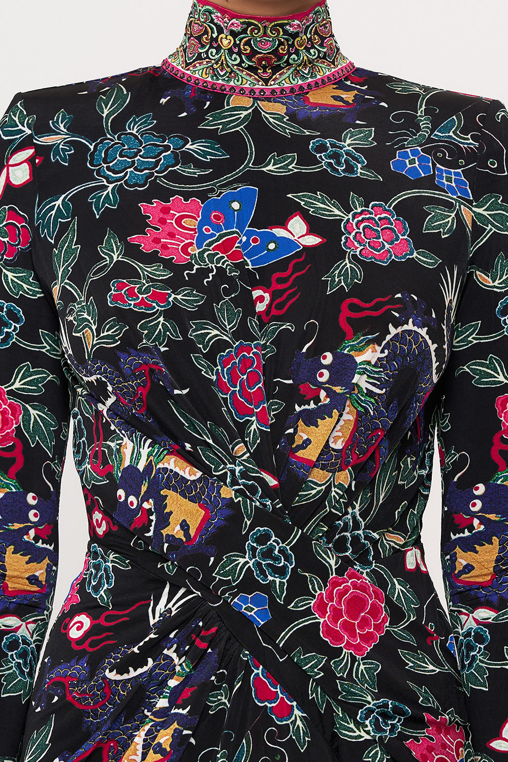 CROSS FRONT MINI DRESS TWILIGHTS TOKEN