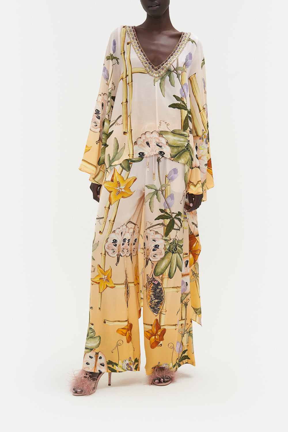 HIGH LOW FLARED BLOUSE ORIGINAL SIN