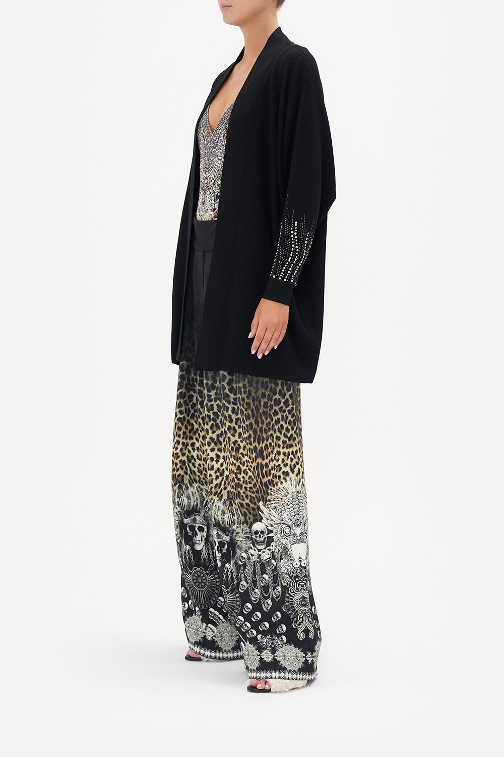 MIDI KNIT CARDIGAN ORDER OF DISORDER