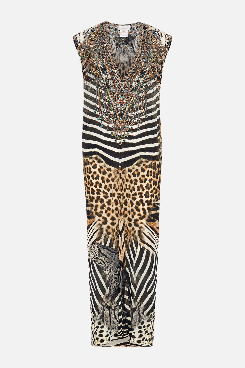 SLEEVELESS DRAPE BACK DRESS FOR THE LOVE OF LEO