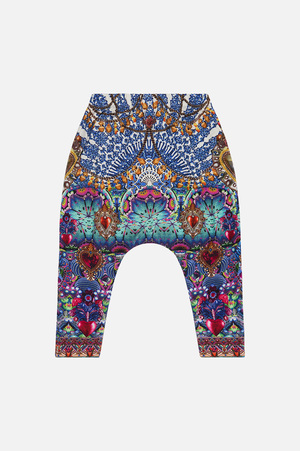 KIDS DROP CROTCH HAREM PANT 12-14 LUCKY CHARMS