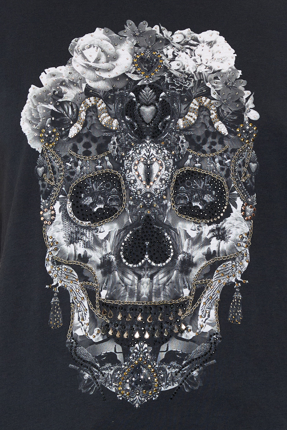 SLIM FIT ROUND NECK T-SHIRT ORDER OF DISORDER LOUNGE