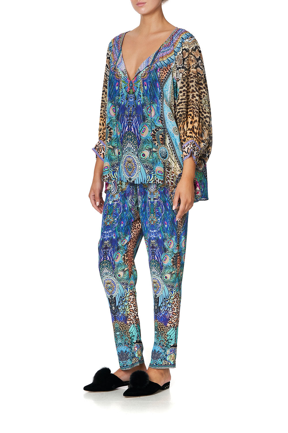 RAGLAN SLEEVE BLOUSE WITH CUFF BASILICA BEAUTY