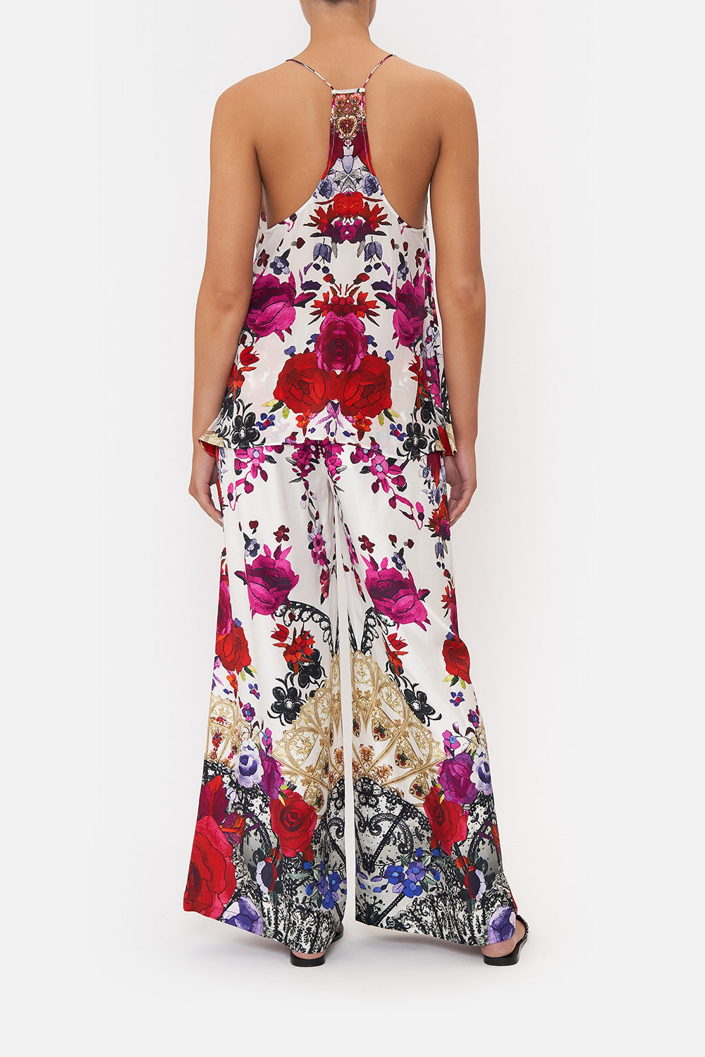 T BACK SHOESTRING TOP REIGN OF ROSES