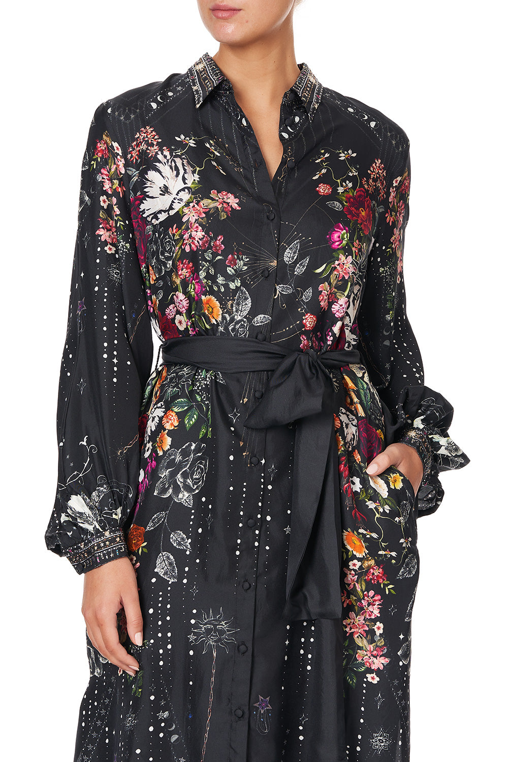 HIGH LOW MIDI SHIRT DRESS TO THE GYPSY