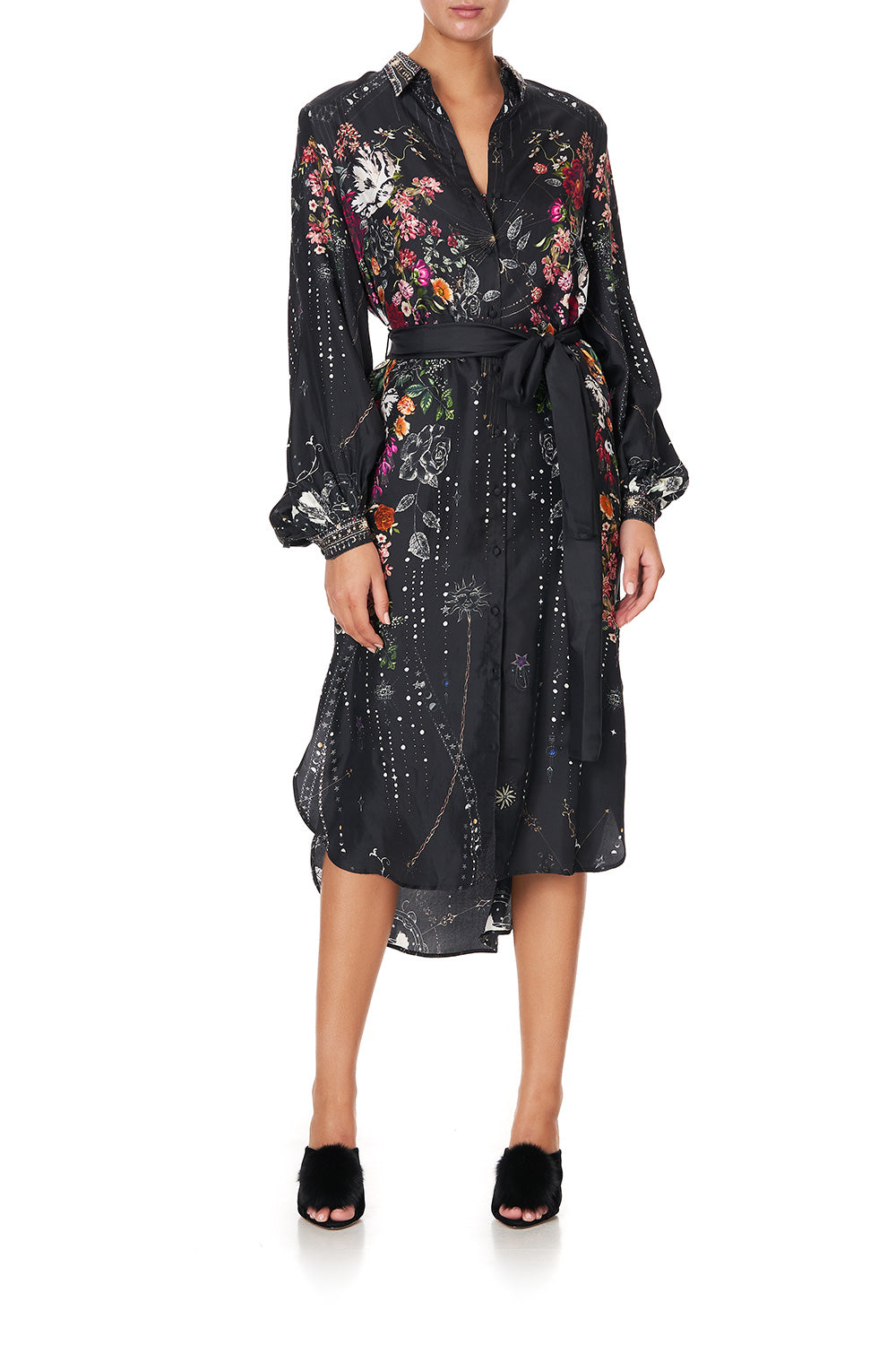 HIGH LOW MIDI SHIRT DRESS TO THE GYPSY