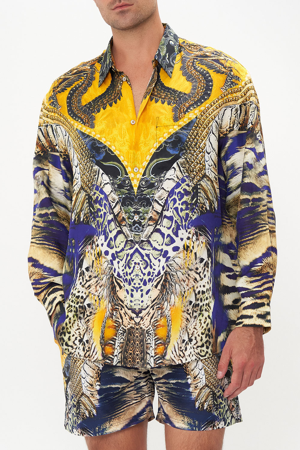 MENS OVERSIZED SHIRT DANCE OF THE DRAGON