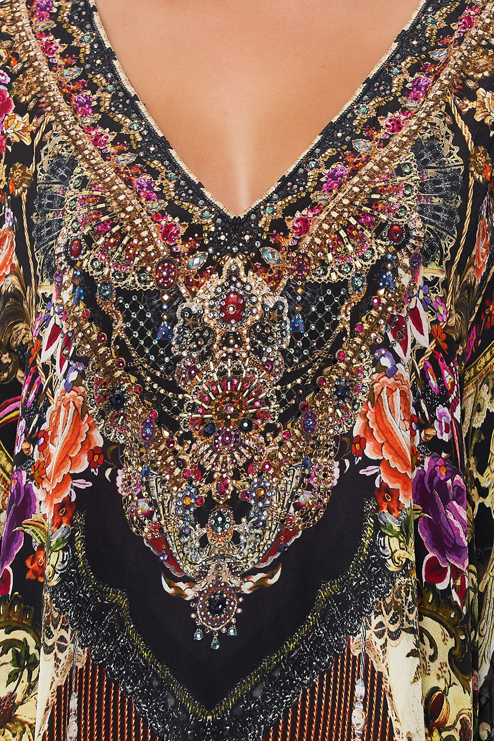 RECTANGULAR V NECK KAFTAN DANCE WITH DUENDE