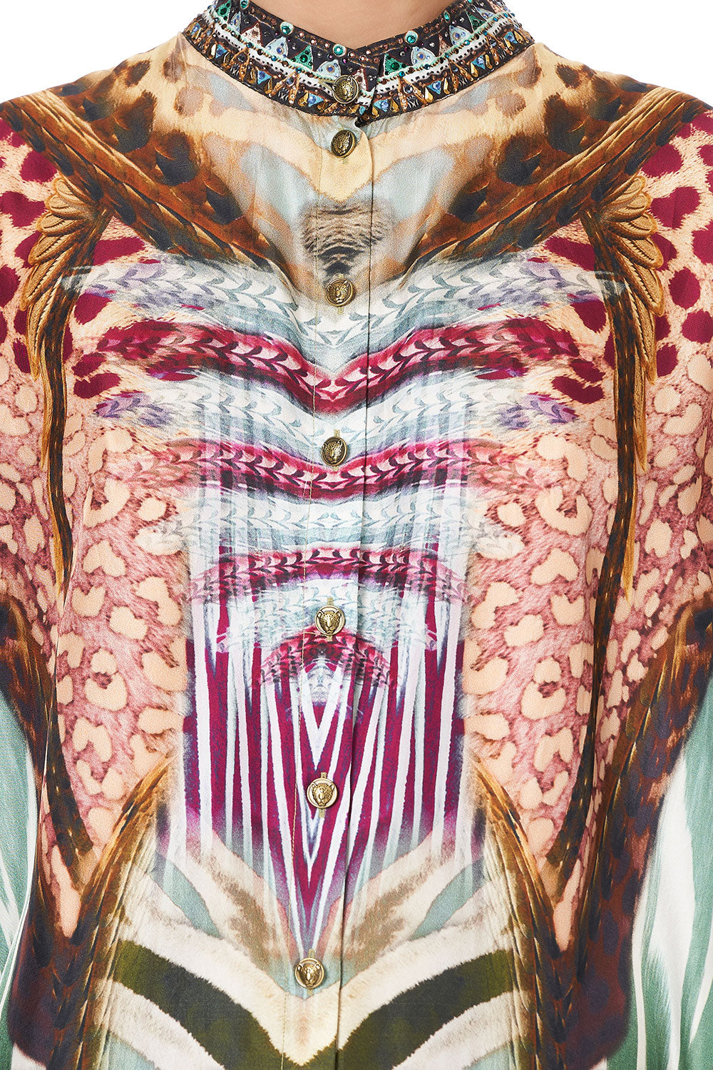 SCOOP BACK SHIRT DRESS UP ON CLOUD NINE