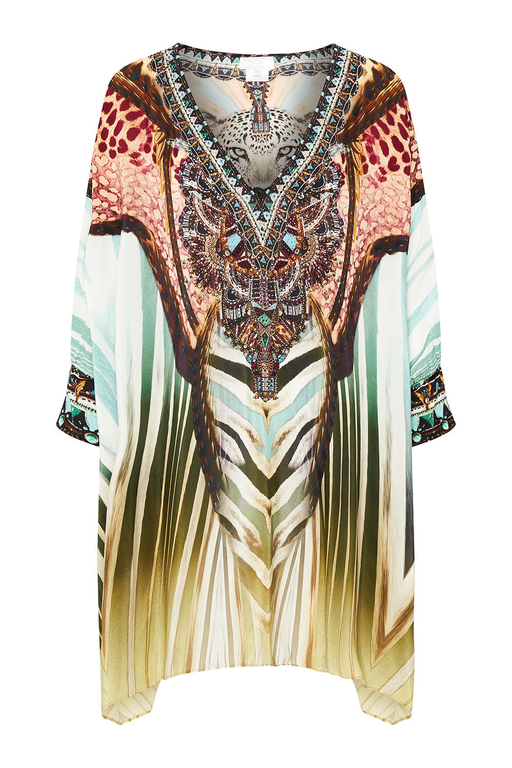 SHORT KAFTAN WITH CUFF UP ON CLOUD NINE